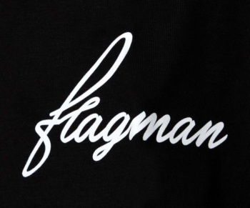 Футболка Flagman Классическая 160г/м Black Карп Маленький M #6