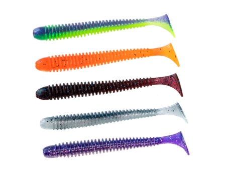 Силікон Angry Baits Zander Worm 3.6" AB MIX7