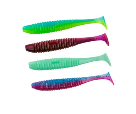 Силікон Angry Baits Shiner 4" AB MIX3