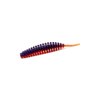 Черв'як Fishup Tanta 3.5" #207 Dark Violet/Orange