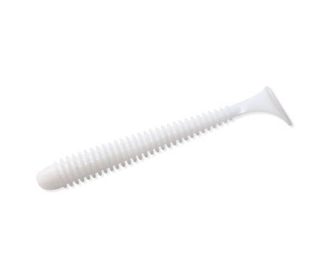 Силікон Angry Baits Zander Worm 3" White UV