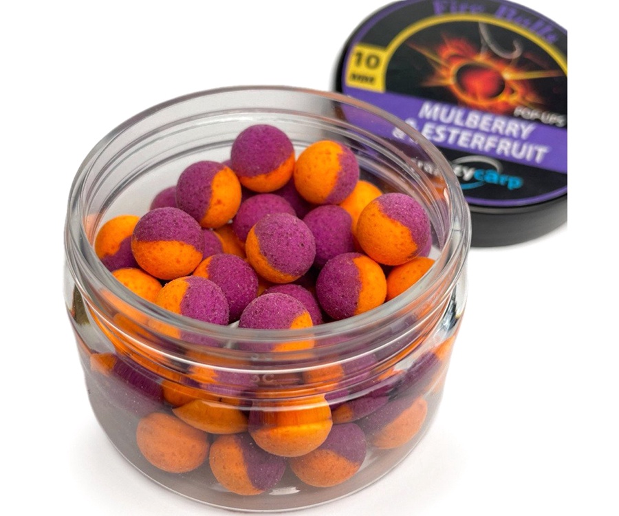 Бойлы Crazy Carp Fireballs Pop-Ups Mulbery/Esterfruit 10мм #2