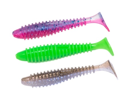 Виброхвост Angry Baits Fatik 2" AB MIX10