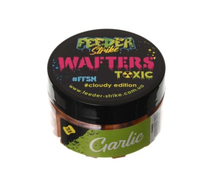 Бойлы Feeder Strike Wafters Toxic 6x8мм Garlic