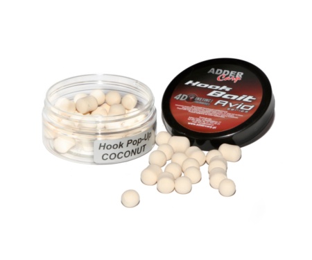 Бойли Adder Carp Avid Pop-Up Hook Boilies 10мм 90мл Coconut