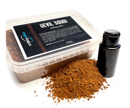 Прикормка Crazy Carp Method Mix Devil Squid