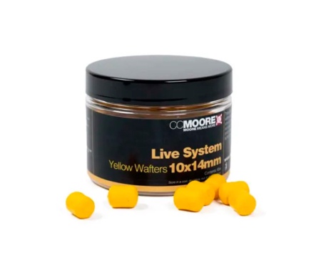 Бойли CC Moore Live System Yellow Dumbell Wafters 10x14мм