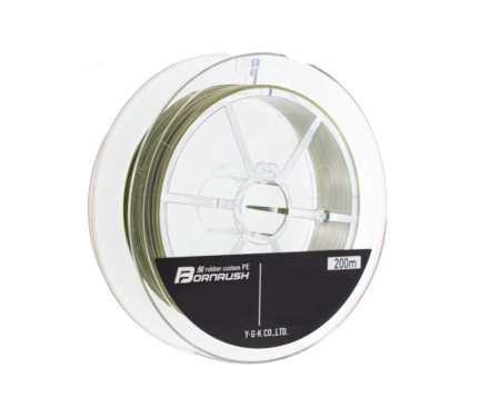 Шнур YGK Bornrush PE X8 200м #0.8 0.148мм