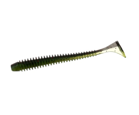 Силікон Flagman Mystic Fish 4'' #1816 Black/Chartreuse