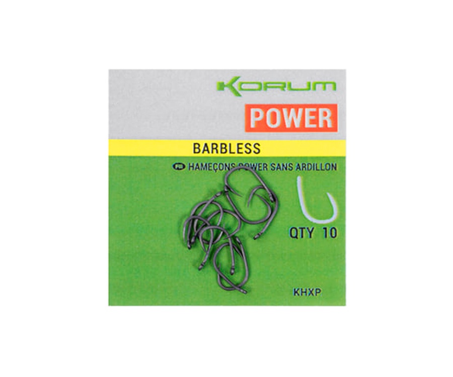 Крючки Korum Xpert Power Hooks Barbless №12 #2