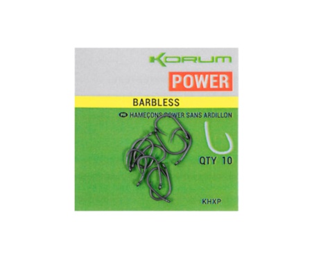 Крючки Korum Xpert Power Hooks Barbless №12