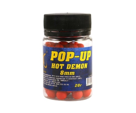 Бойли 3KBaits Pop-up 8мм Hot Demon