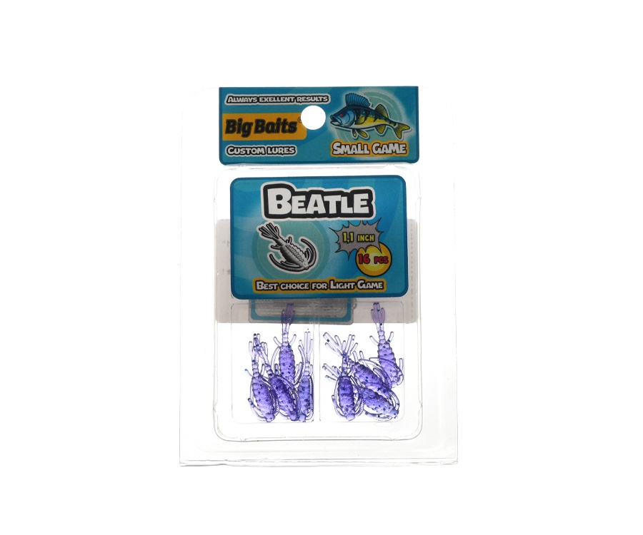 Нимфа Big Baits Beeatle 1" Dark Violet