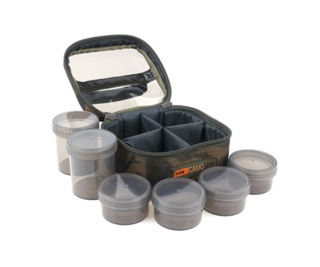 Сумка для насадок FOX Camolite Glug 6 Pot Case