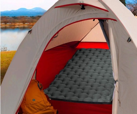 Коврик надувной Naturehike FC-10 NH19Z001-P 65 мм Graphite
