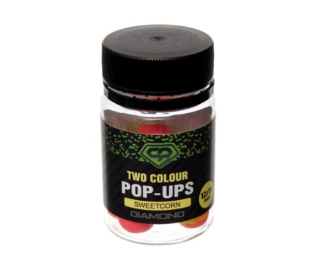 Бойли Carp Pro Diamond Pop-Ups Two Collor Sweetcorn 12+15мм