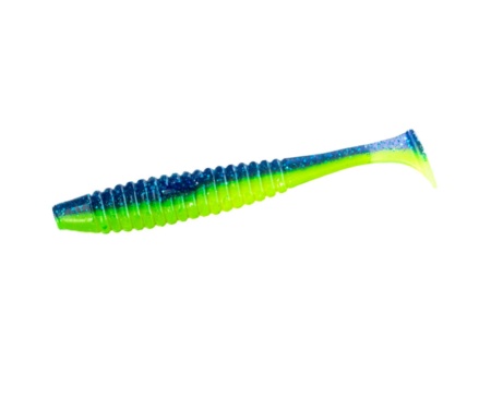 Силікон Angry Baits Shiner 4" Acid Violet UV