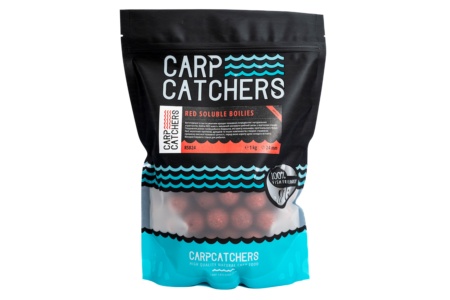 Бойли прикормочні розчинні Carp Catchers RED Soluble 30мм 1кг