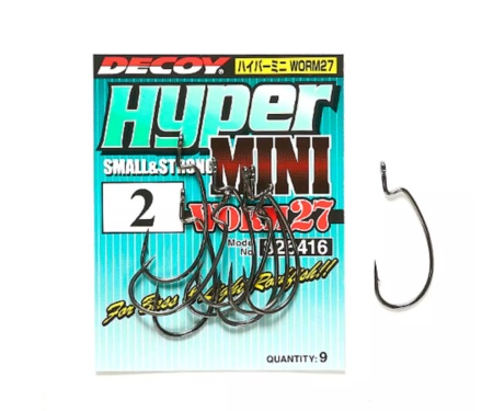 Крючки Decoy Worm 27 Hyper Mini №2