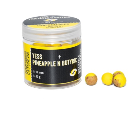 Бойлы Carp Catchers Balance Hookbaits YESS-Pineapple N Butyric 12мм