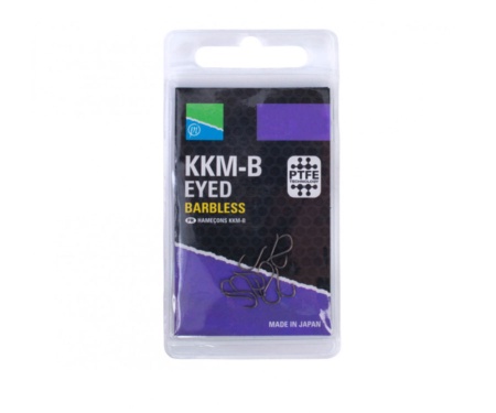 Гачки Preston KKM-B Eyed Barbless №12