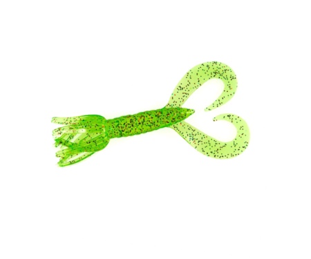 Твистер Lucky John Viper 3" #S15 Chartreuse Red