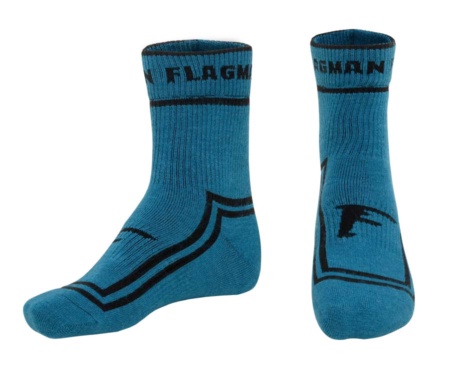 Шкарпетки термотрекінгові Flagman Extra Heat Merino Wool Midle Blue 42-43 M