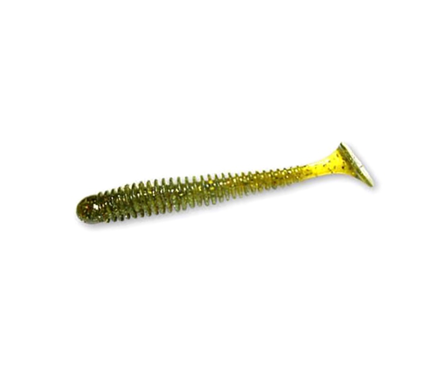 Виброхвост Crazy Fish Vibro Worm 4" #1