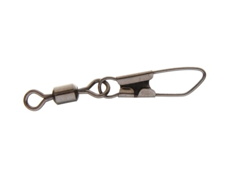 Застібка з вертлюгом Flagman Rolling Swivel With Snap Black Matt M