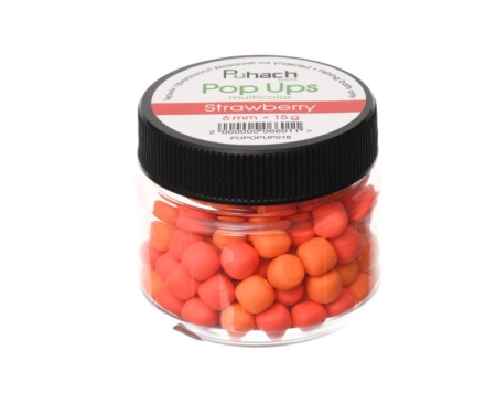 Бойли Puhach Baits Pop-Ups 6мм Multicolor Strawberry