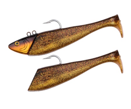 Силікон SPRO Mega Jig Shad 24см 470г Golden