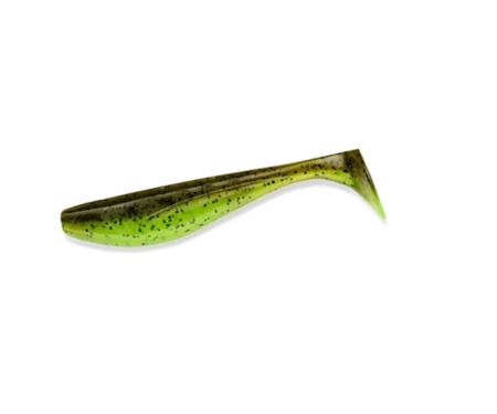 Силікон Fishup Wizzle Shad 2" #204 Green Pumpkin/Chartreuse