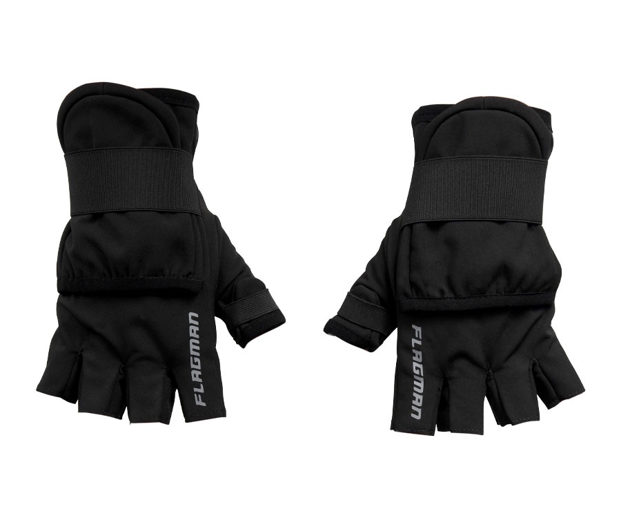 Перчатки Flagman SoftShell Fishing Gloves XL #1