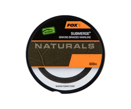 Шнур Fox Submerge Naturals Braid 600м 0.30мм
