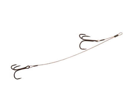 Готовая оснастка Fox Rage 49 Strand Double Stinger №4&6 12кг 10см 5см