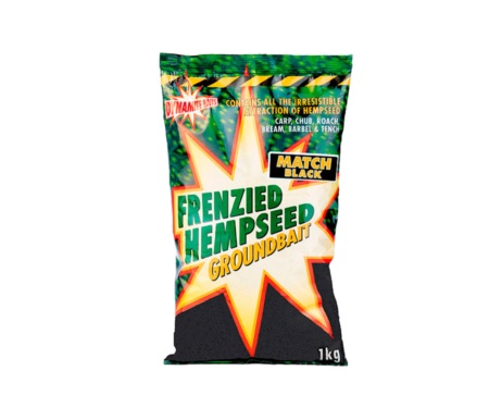 Прикормка Dynamite Baits Frenzied Hemp Match Black 1кг