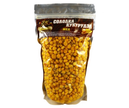 Прикормка 3KBaits Сладкая Кукуруза мед 0.8кг