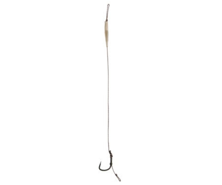 Готовый поводок Carp Pro Sinking Braid x8 30lb с крючком Wide Gape №4