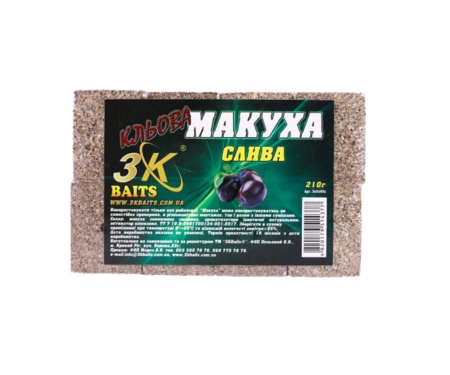 Макуха 3K Baits слива 210 г