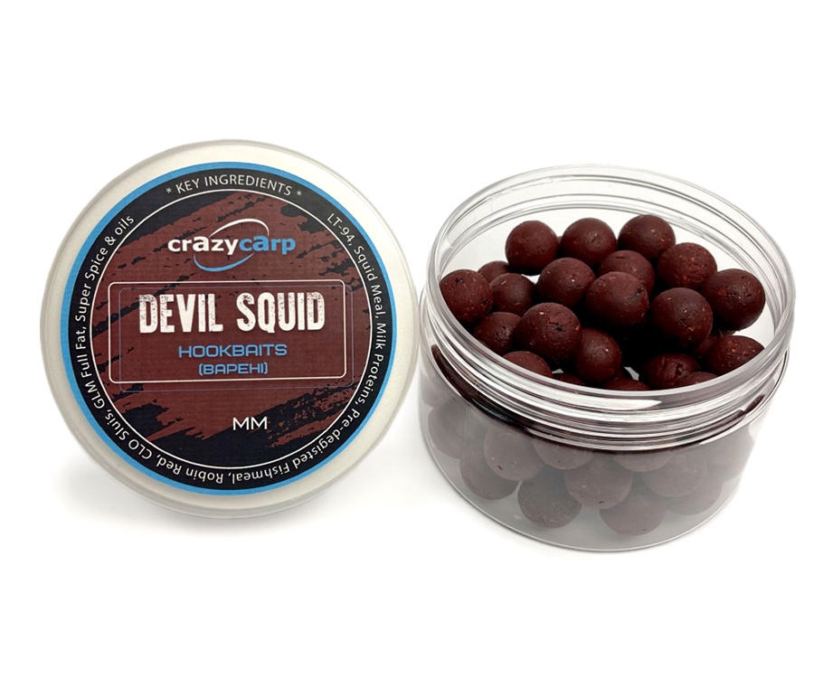 Бойл вареный Crazy Carp HookBaits Devil Squid 12мм #1