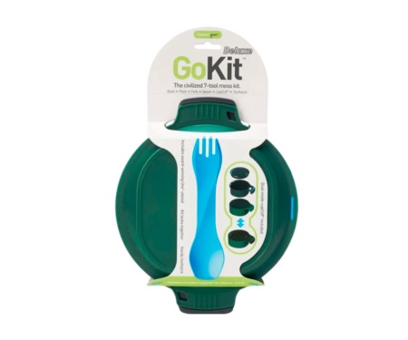 Набор посуды Humangear GoKit Deluxe 7-tool Mess Kit Charcoal/Green