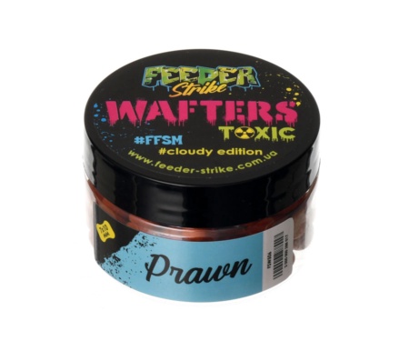 Бойлы Feeder Strike Wafters Toxic 7x10мм Prawn
