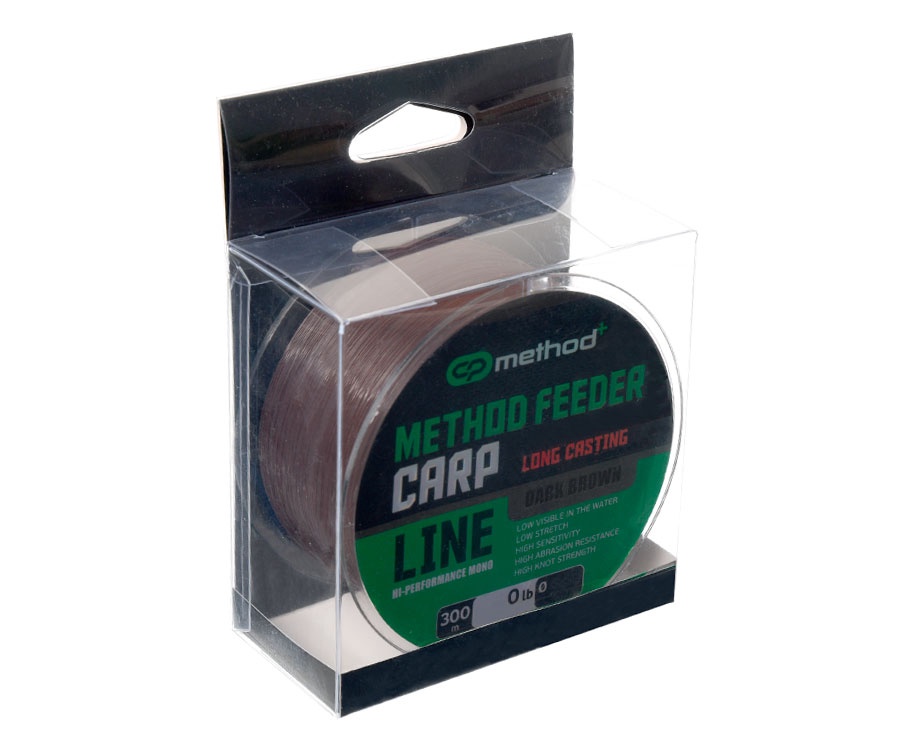 Леска Carp Pro Method+ Method Feeder Carp Dark Brown 300м 0.25мм #2