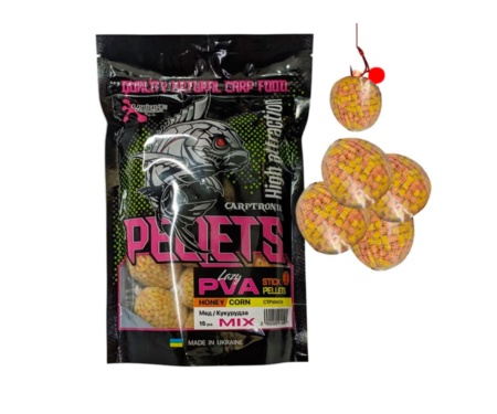 Пелетс Carptronik PVA Stick Pellets Honey/Corn
