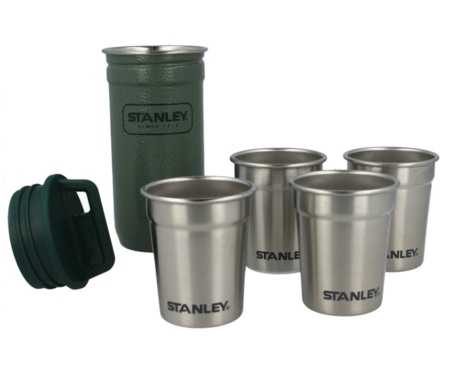 Набор Stanley Adventure Combo Hammertone Green фляга и 4 рюмки