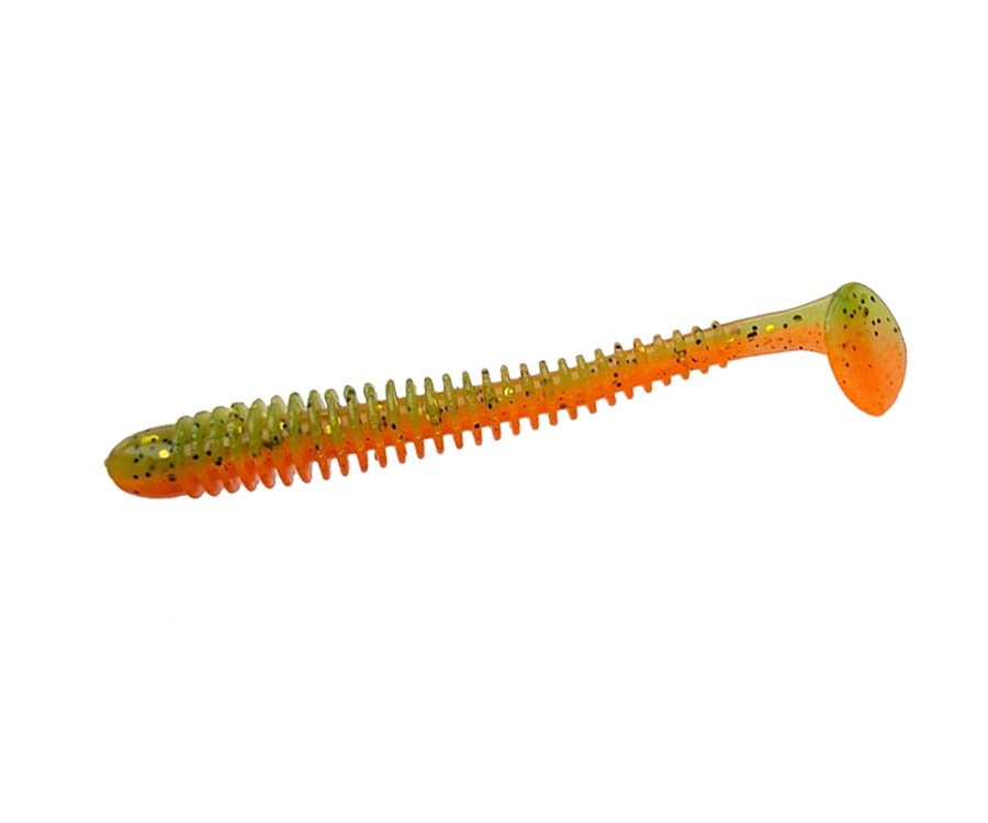 Виброхвост Crazy Fish Vibro Worm 4" #5d