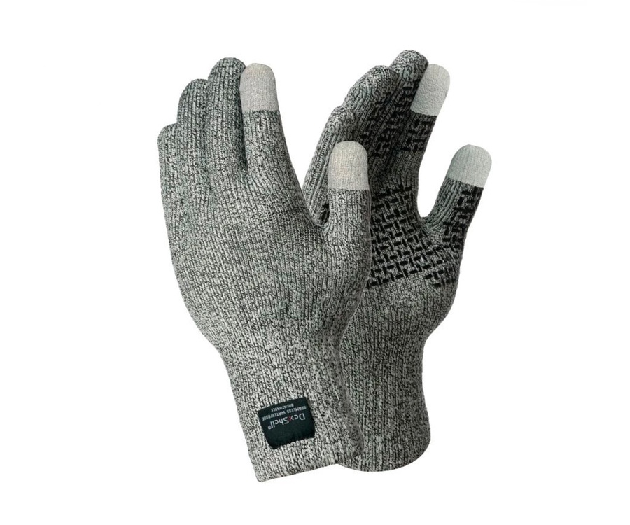 Перчатки водонепроницаемые Dexshell Techshield S Grey