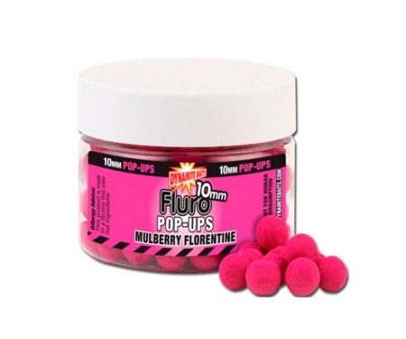 Бойли Dynamite Baits Fluro Pop-Ups Mulberry Florentine 10 мм