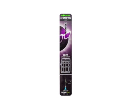 Поводок карповый Korda N Trap KD Rig №8 Kurv 15lb Barbed