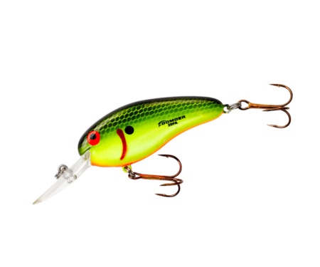 Воблер Bomber Deep Flat A 62мм Black/Chartreuse